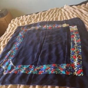 vintage Cartier silk jewel scarf
